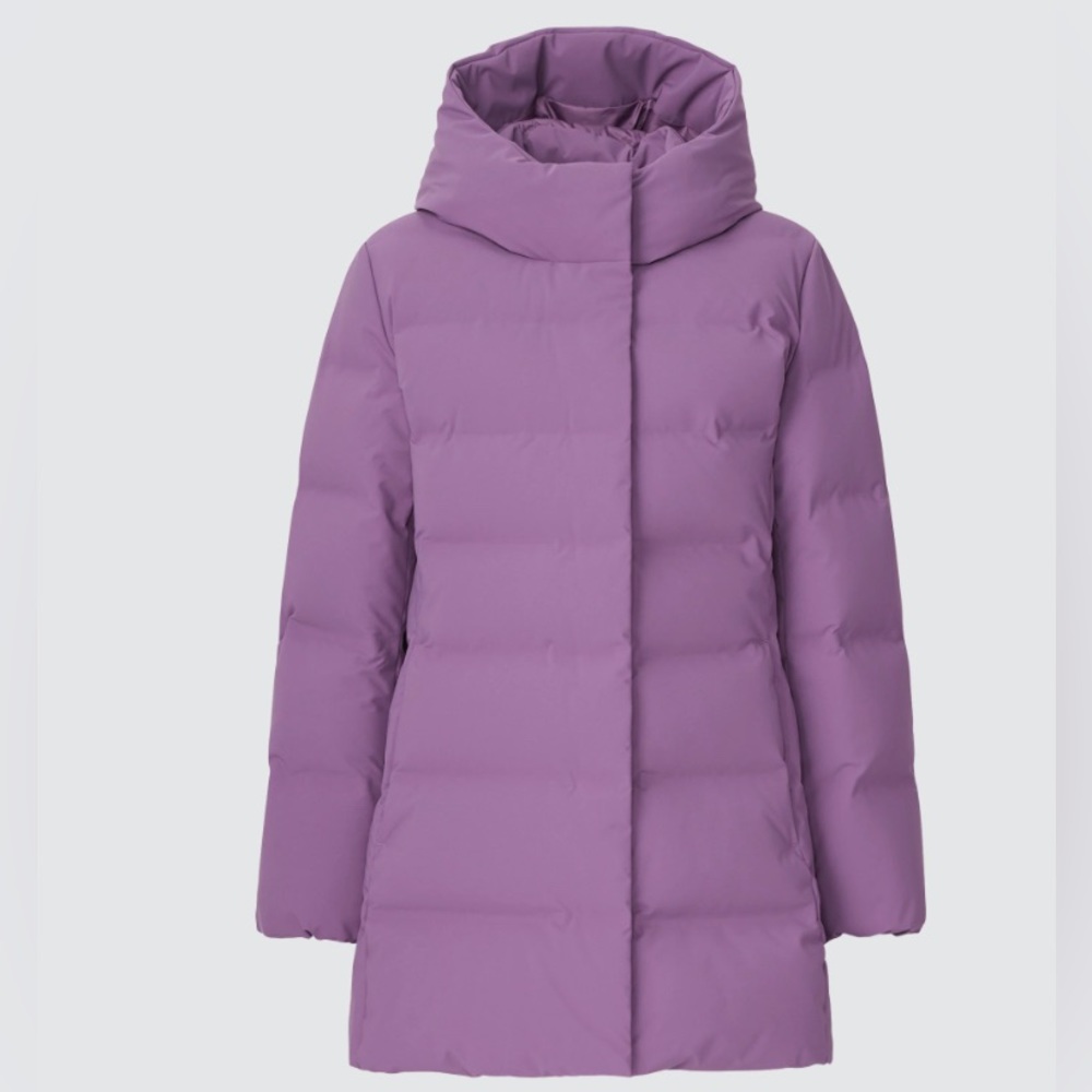 Purple Uniqlo Winter Coat